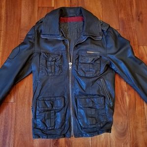 Superdry Leather Jacket Never Worn